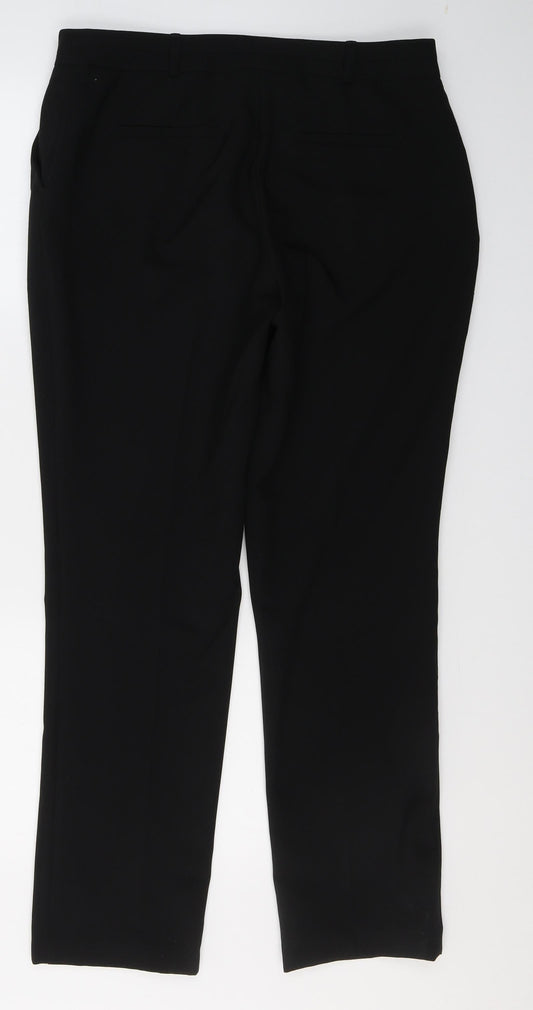 Womens UK Size 12 Dunnes Stores Regular Fit  Black Trousers