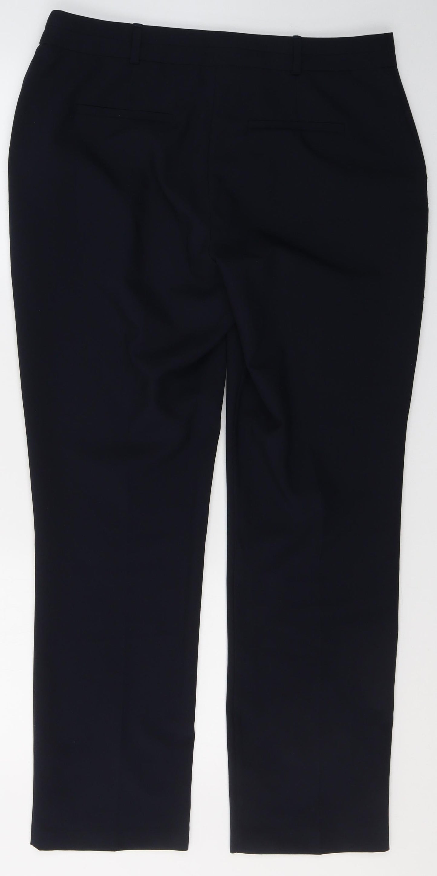 Womens UK Size 12 Dunnes Stores Regular Fit  Blue Trousers
