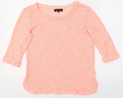 Womens UK Size 10 New Look Pink Pullover Jumper
