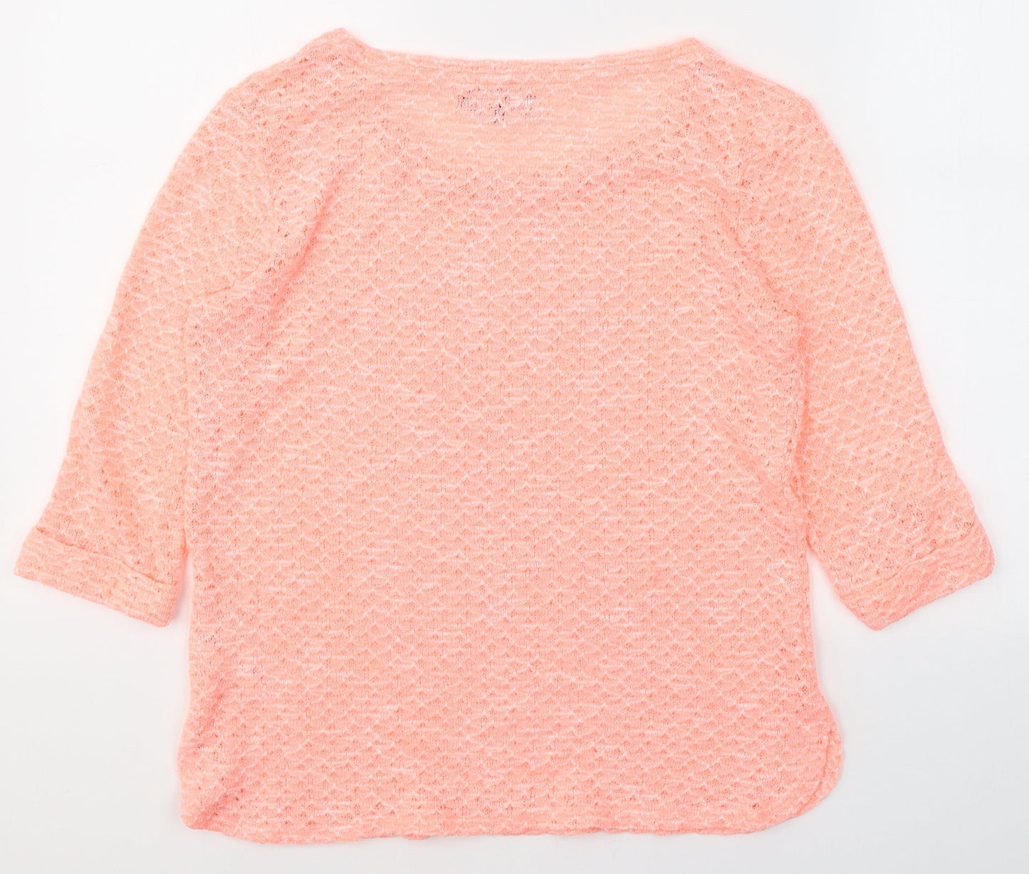 Womens UK Size 10 New Look Pink Pullover Jumper