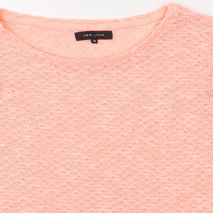 Womens UK Size 10 New Look Pink Pullover Jumper