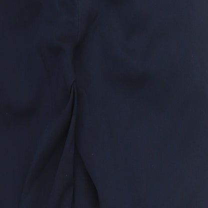 NEXT Mens Blue  Polyester Trousers  Size 30 L28 in Regular Button