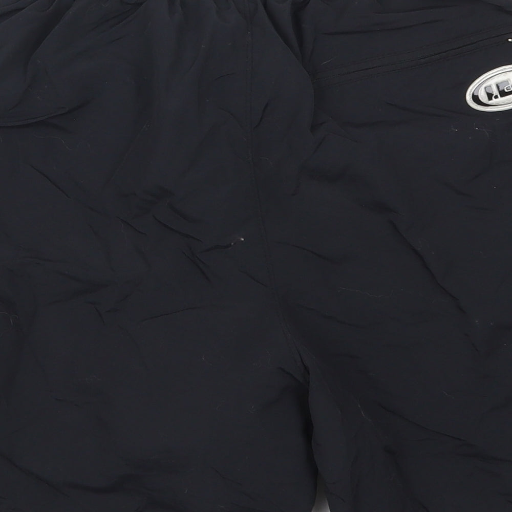 Louis Garneau Womens Black  Nylon Athletic Shorts Size M L7 in Regular Drawstring