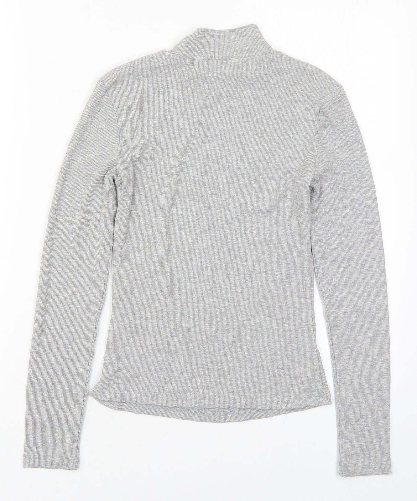 Womens UK Size XS SheIn Grey Basic T-Shirt