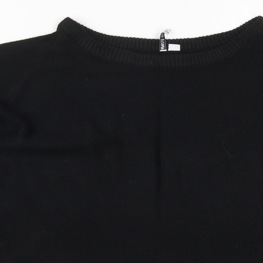 Womens UK Size 12 Capsule Black Pullover Jumper