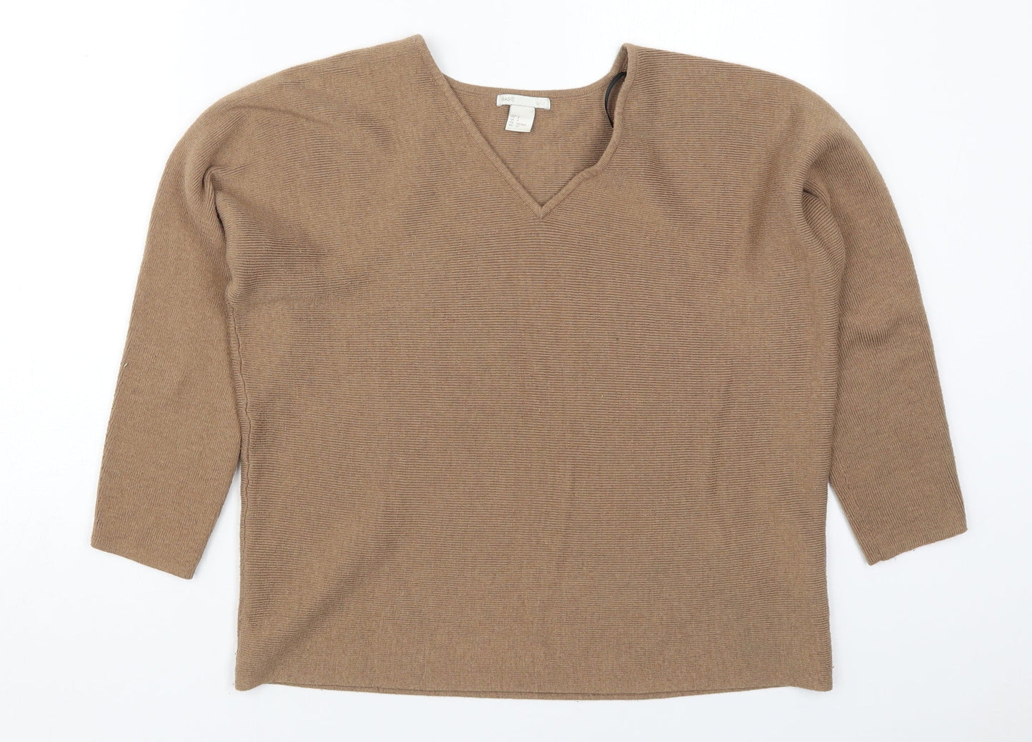Womens UK Size S H&M Brown Pullover Jumper