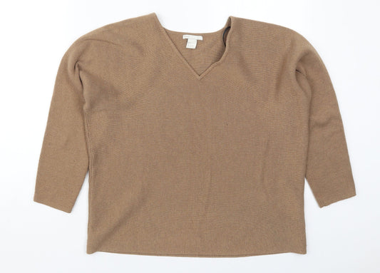 Womens UK Size S H&M Brown Pullover Jumper