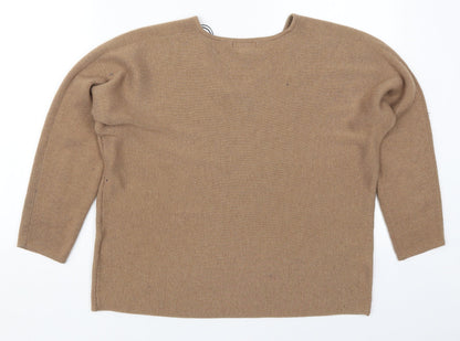Womens UK Size S H&M Brown Pullover Jumper