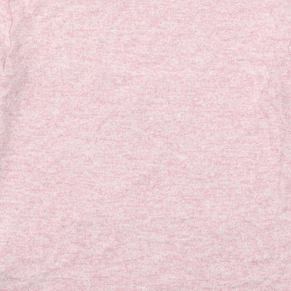Primark Girls Pink  Viscose Basic T-Shirt Size 9-10 Years Round Neck Pullover - Embrace Your Inner Unicorn