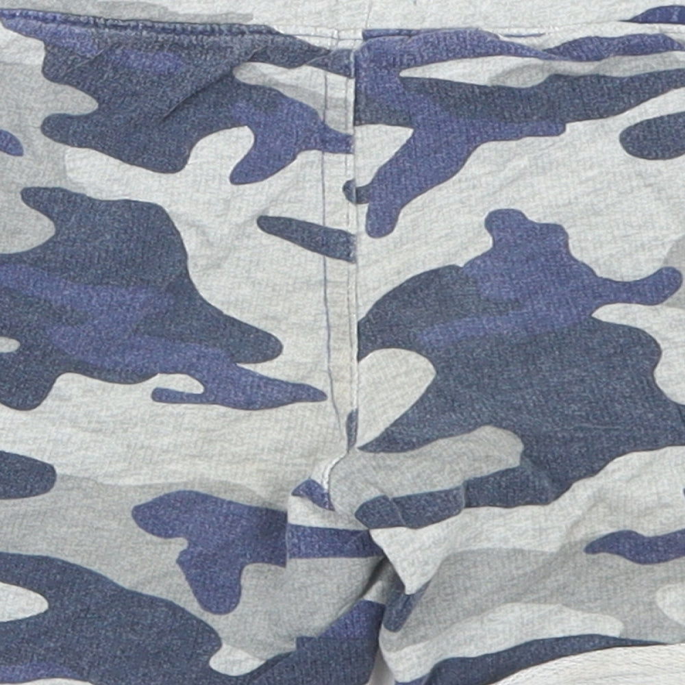 Gap Boys Grey Camouflage Cotton Sweat Shorts Size 3 Years  Regular