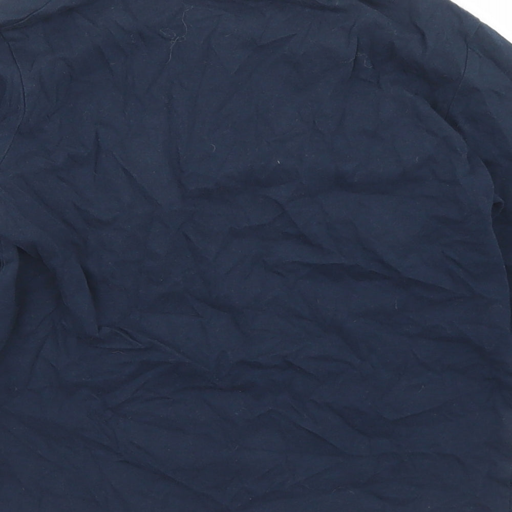 Primark Boys Blue  Cotton Basic T-Shirt Size 7-8 Years Crew Neck  - Los Angeles