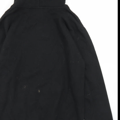Gift Hub Boys Black  Cotton Pullover Hoodie Size XL