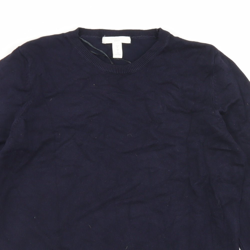 Womens UK Size S H&M Blue Pullover Jumper