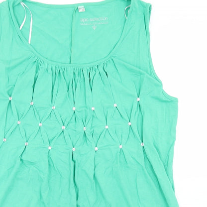 Womens UK Size  BPC Selection Green Basic Tank