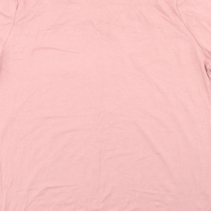Womens UK Size XL Select Pink Basic T-Shirt