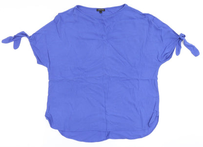 Womens UK Size 8 River Island Blue Basic Blouse