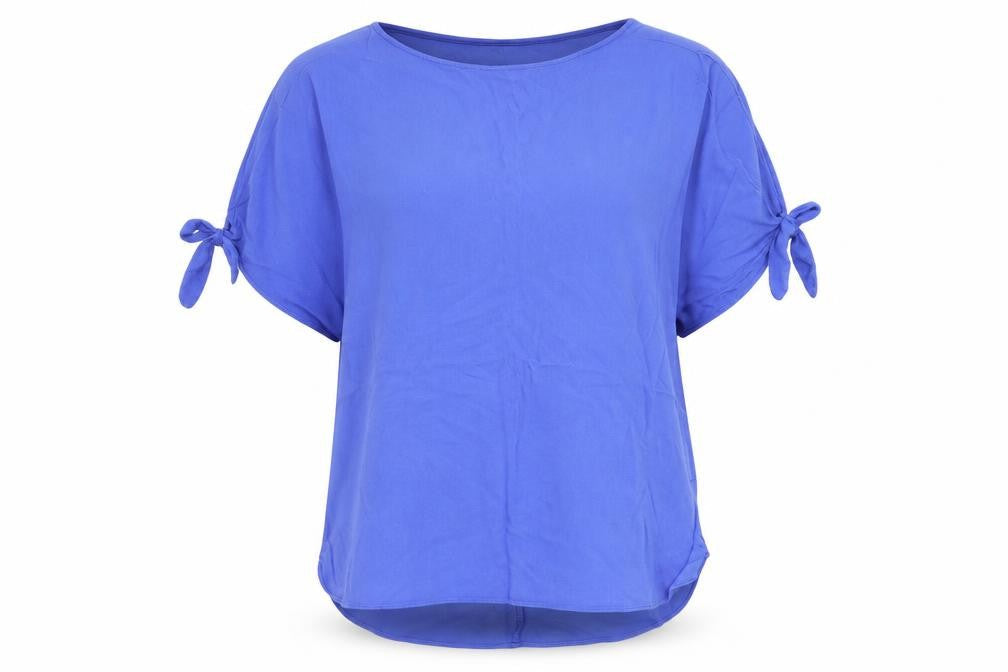 Womens UK Size 8 River Island Blue Basic Blouse