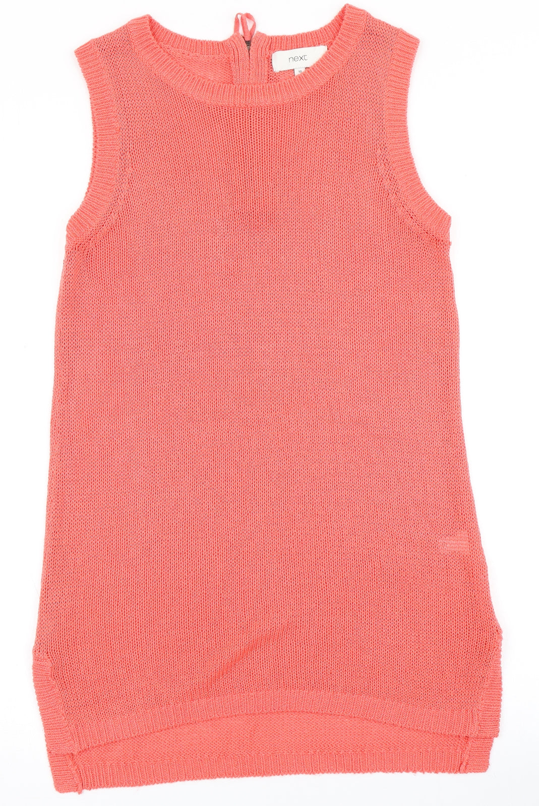 Womens UK Size 10 NEXT Orange Basic T-Shirt