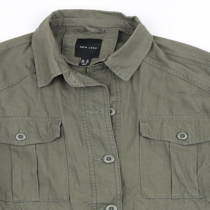 Womens UK Size 14 New Look Green Jacket