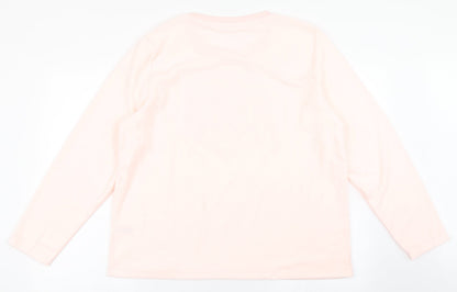 Pep&Co Womens Pink Solid Polyester Top Pyjama Top Size 16   - Nap Queen