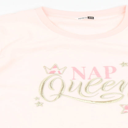Pep&Co Womens Pink Solid Polyester Top Pyjama Top Size 16   - Nap Queen