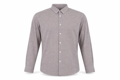 Mens UK Size 16 Primark Red  Button-Up Long Sleeve Casual Shirt