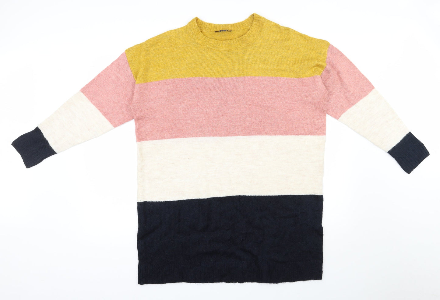 Womens UK Size 12 Preworn Multicoloured Pullover Jumper