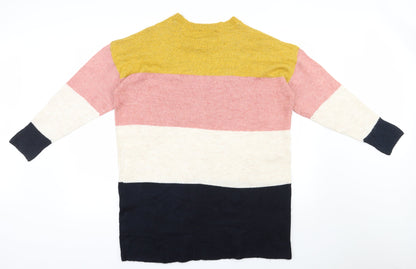 Womens UK Size 12 Preworn Multicoloured Pullover Jumper