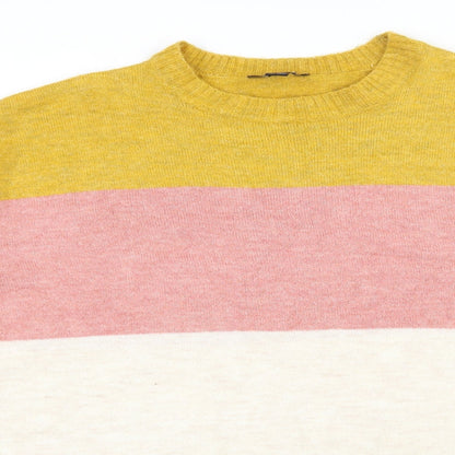 Womens UK Size 12 Preworn Multicoloured Pullover Jumper