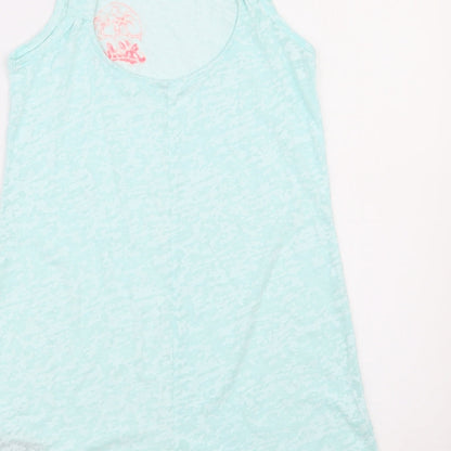 Primark Girls Green  Polyester Tunic Tank Size 10-11 Years Round Neck Pullover