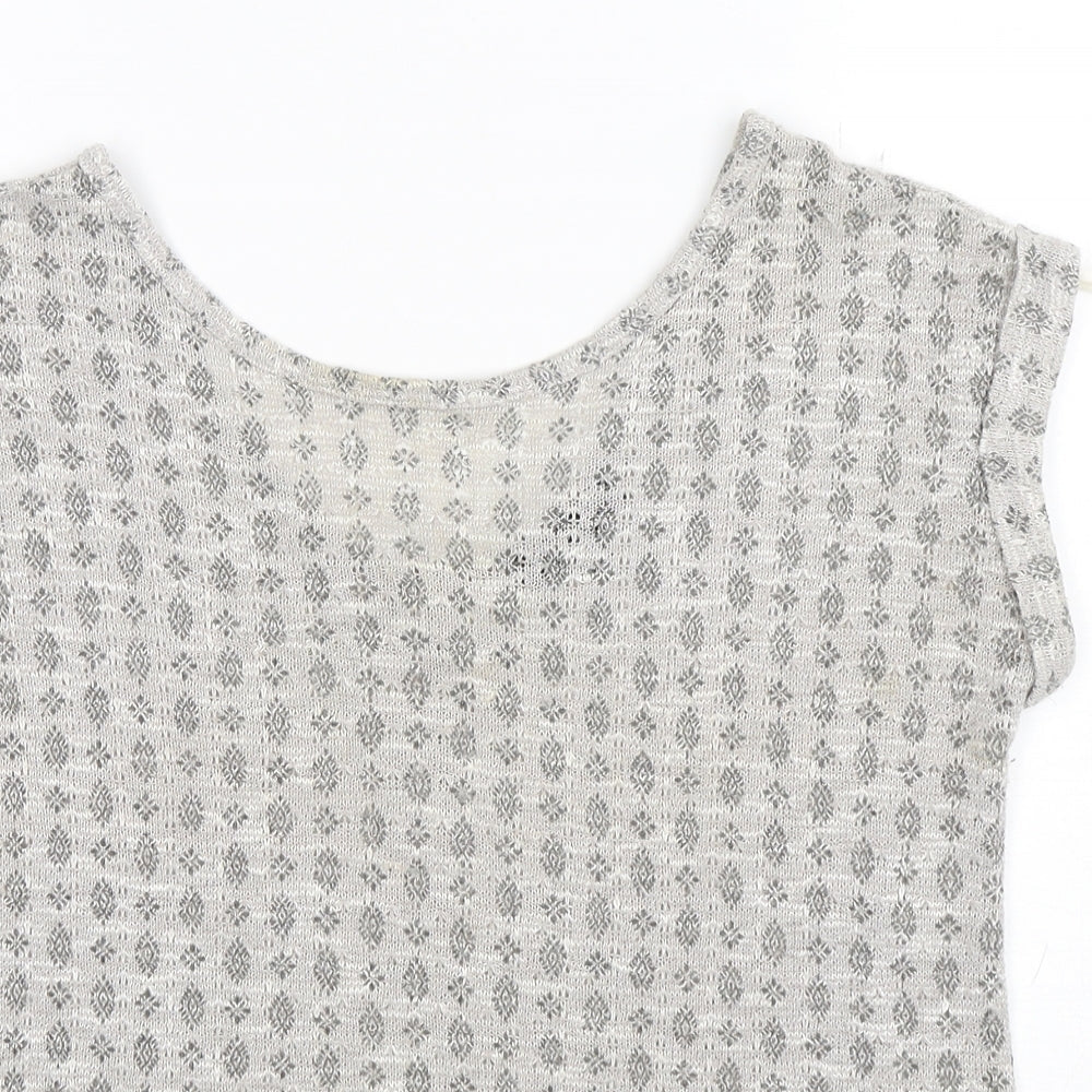 Womens UK Size 10 New Look Grey Pullover Jumper