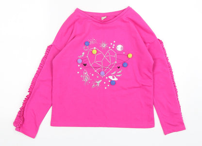 Womens UK Size 10 TU Pink Basic T-Shirt