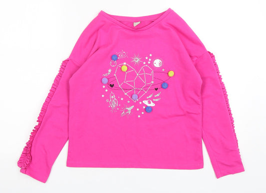 Womens UK Size 10 TU Pink Basic T-Shirt