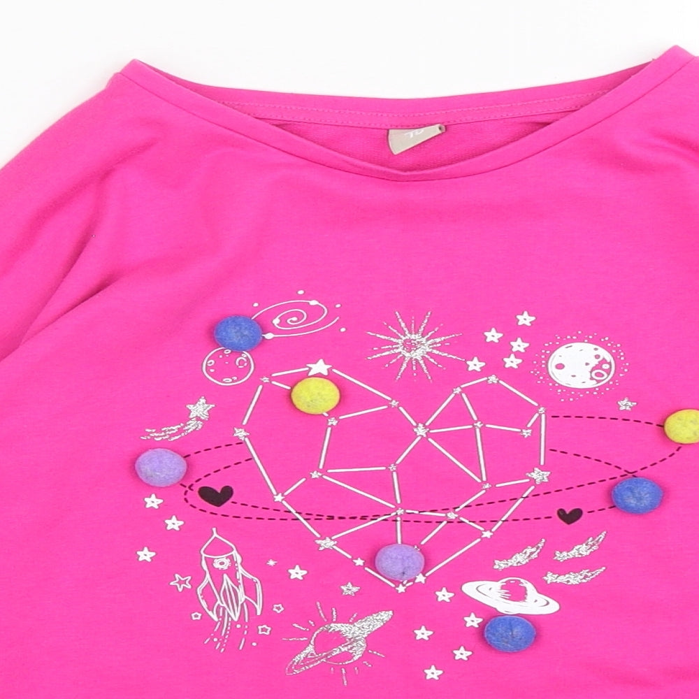 Womens UK Size 10 TU Pink Basic T-Shirt