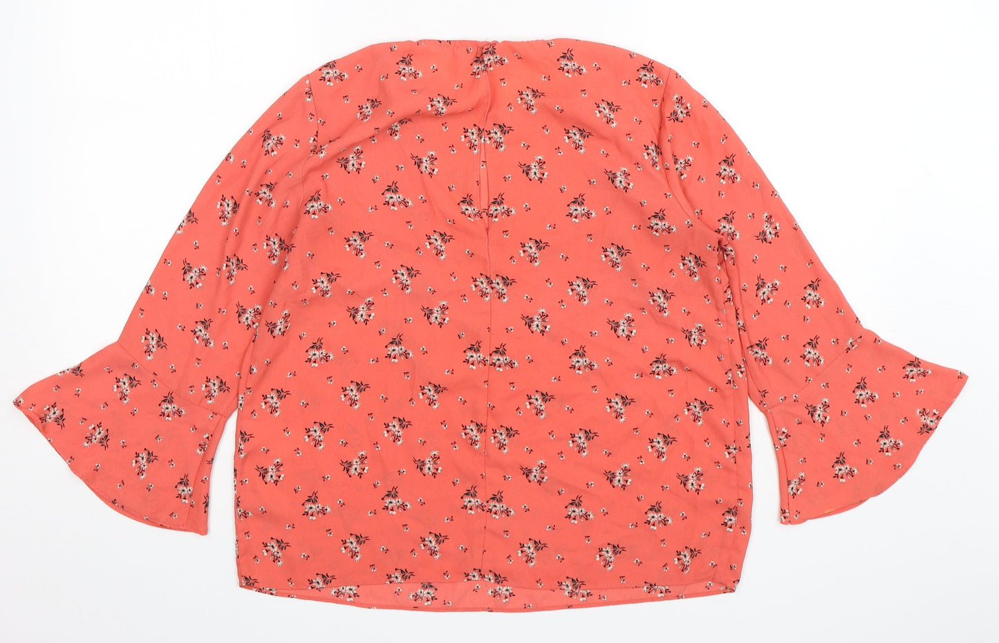 Womens UK Size 10 Warehouse Pink Basic Blouse