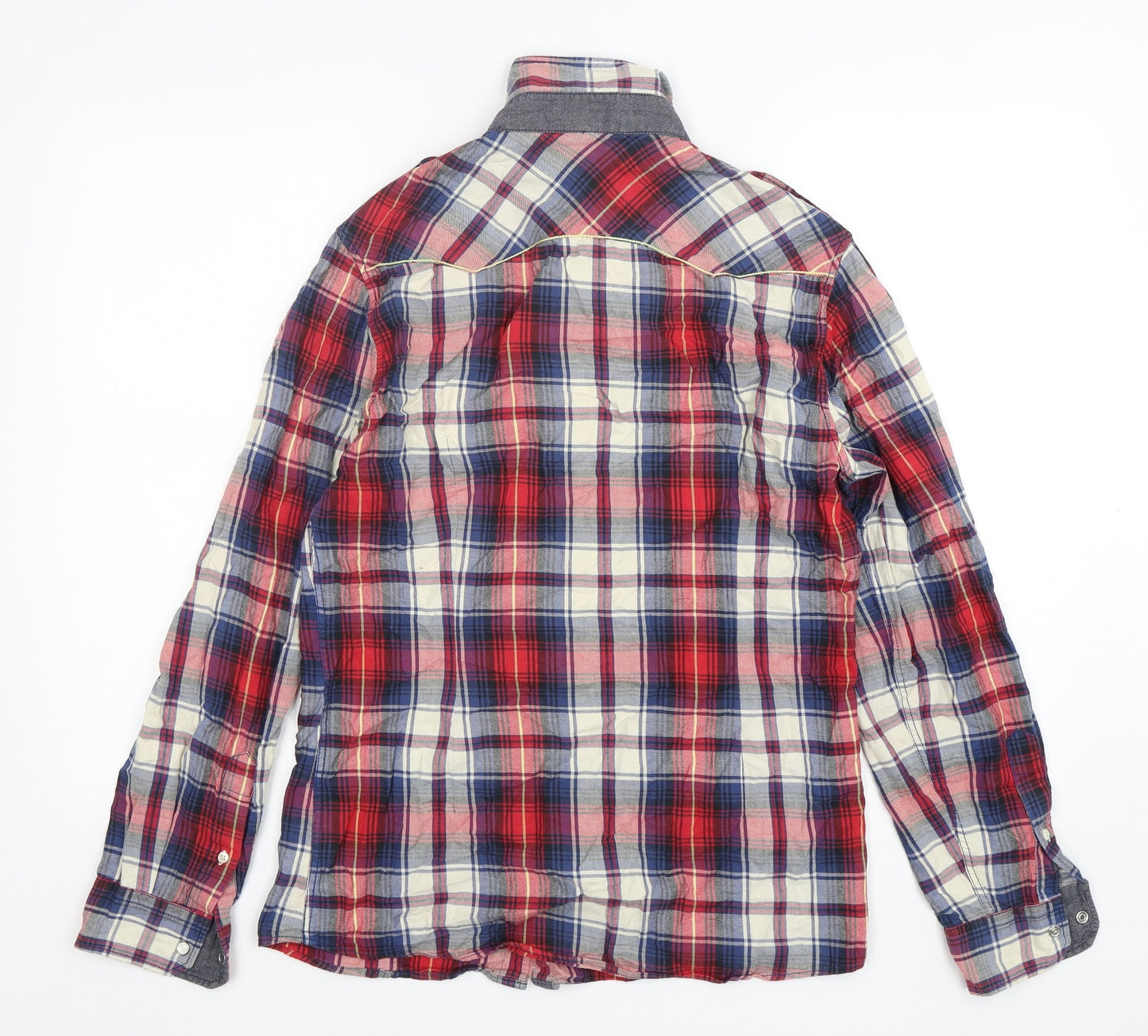 Womens UK Size S River Island Multicoloured Basic Button-Up