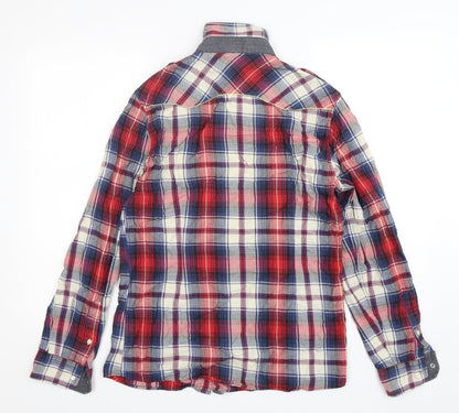 Womens UK Size S River Island Multicoloured Basic Button-Up