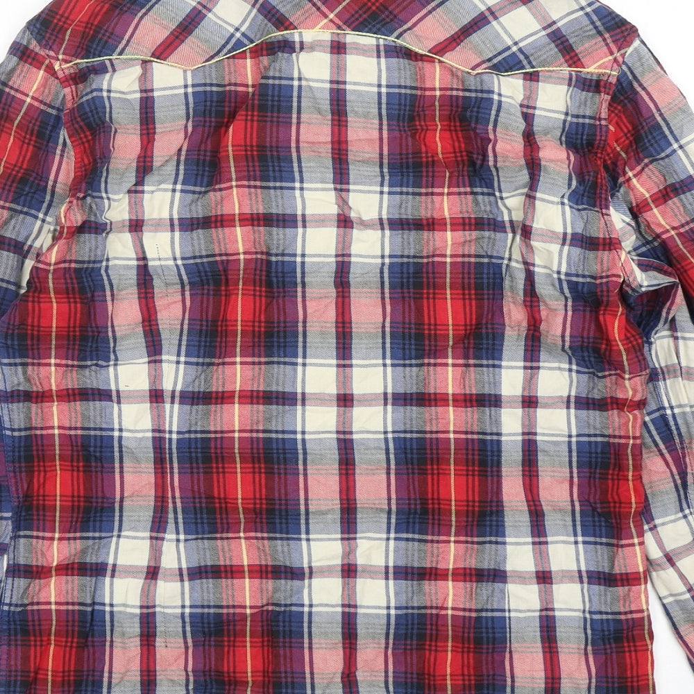 Womens UK Size S River Island Multicoloured Basic Button-Up