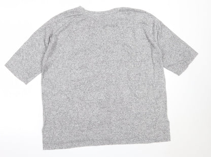 Womens UK Size M Zara Grey Pullover Jumper