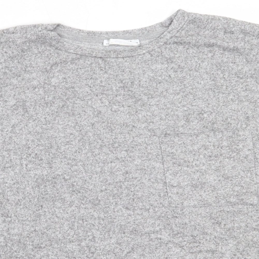 Womens UK Size M Zara Grey Pullover Jumper