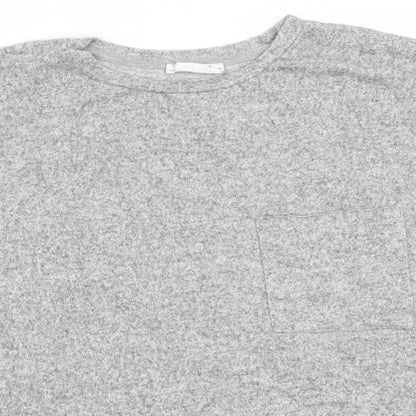 Womens UK Size M Zara Grey Pullover Jumper