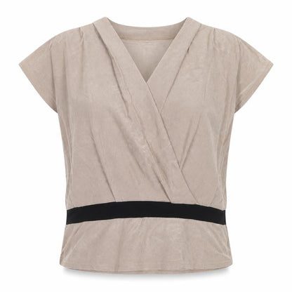 Womens UK Size 14 Minuet Beige Basic Blouse