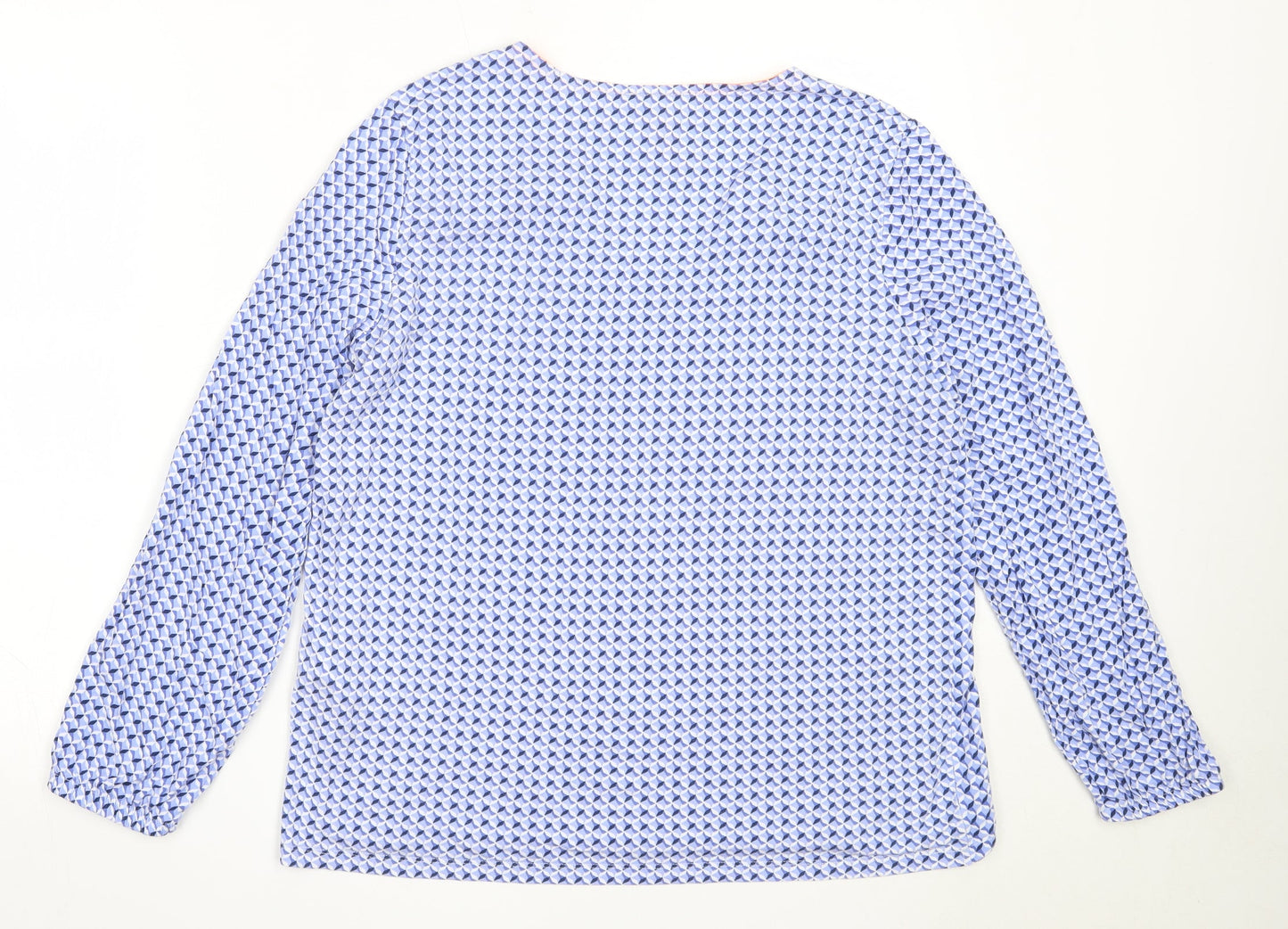 Womens UK Size 14 Street One Blue Basic T-Shirt