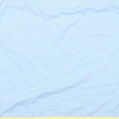 Etam Womens Blue Round Neck  Cotton Pullover Jumper Size L