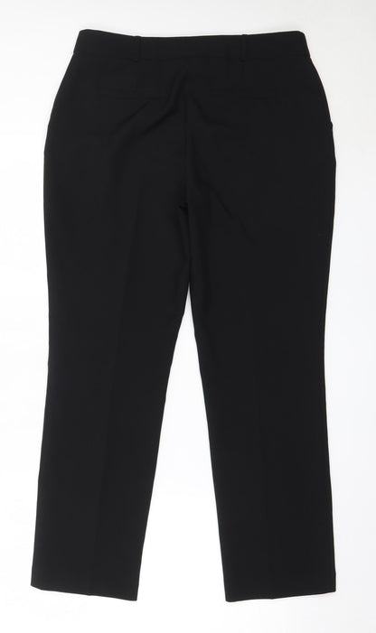 Womens UK Size 12 Dunnes Stores Regular Fit  Black Trousers