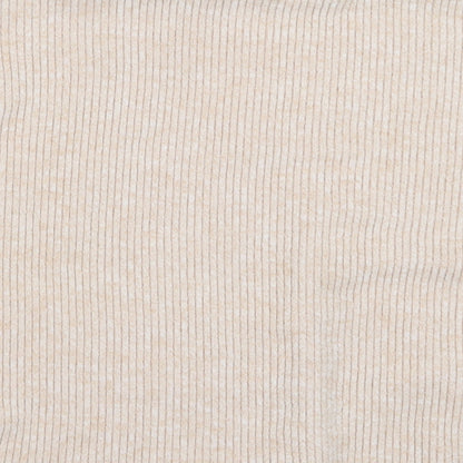 F&F Womens Beige Roll Neck  Polyester Pullover Jumper Size 14