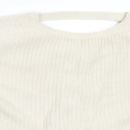 Womens UK Size 14 ASOS Beige Pullover Jumper