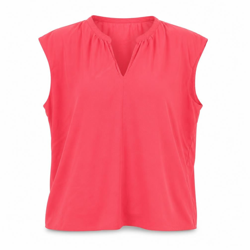 Womens UK Size XL Gallery Pink Jersey Blouse
