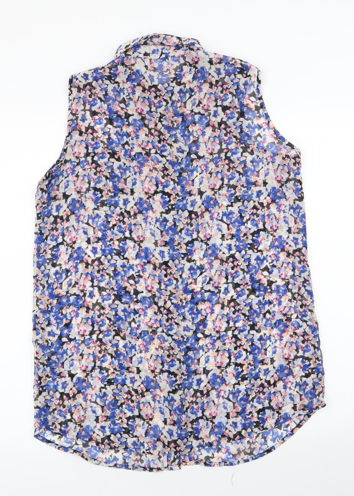 Womens UK Size 10 Atmosphere Multicoloured Basic Blouse