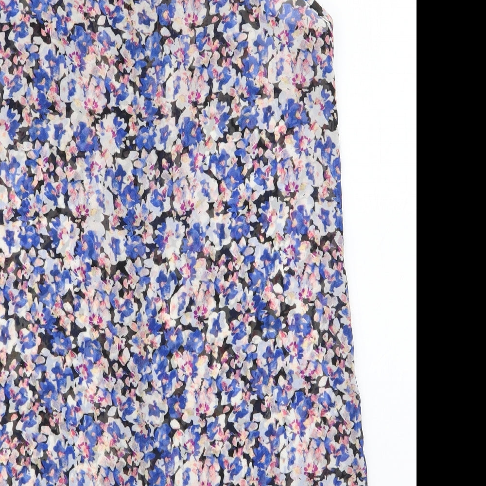 Womens UK Size 10 Atmosphere Multicoloured Basic Blouse